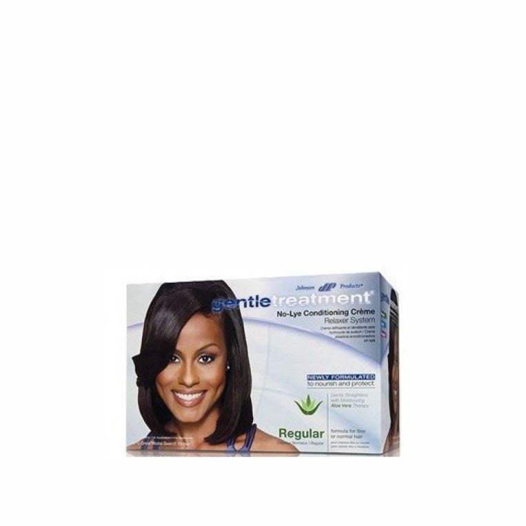 Gentle Treatment No Lye Relaxer Creme REGULAR - Glättungscreme Mit Aloe Vera, Für Feines Bis Normales Haar