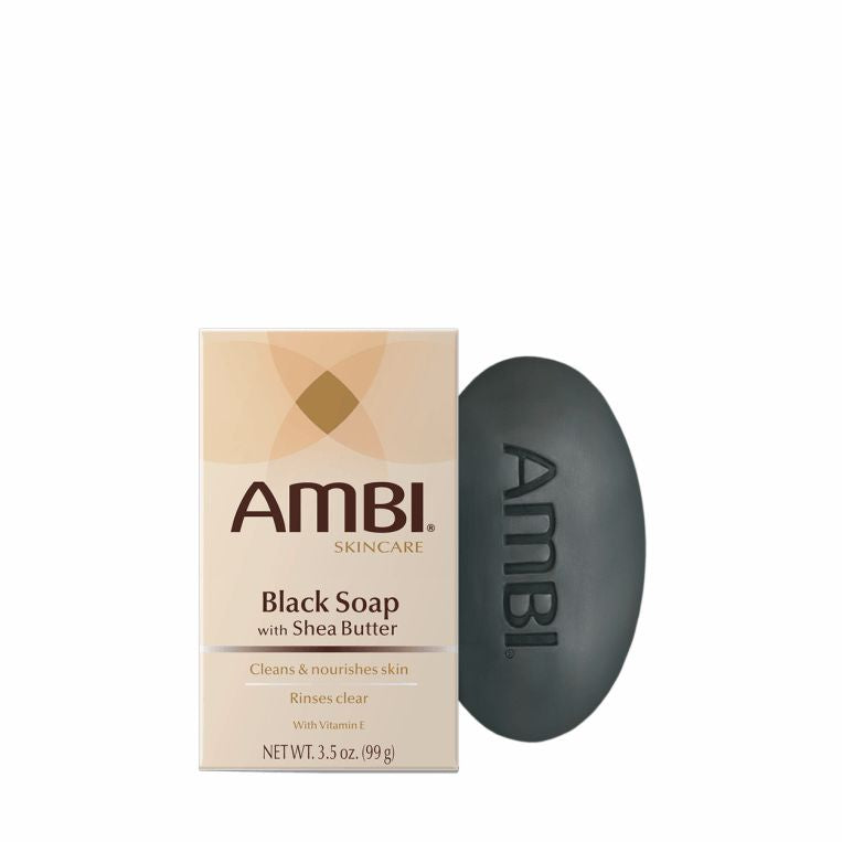 AMBI® - Black Soap Bar with Shea Butter