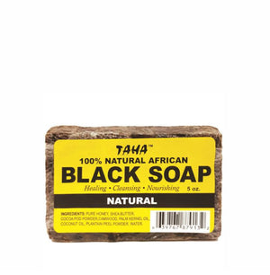 TAHA - 100% Natural African Black Soap Bar