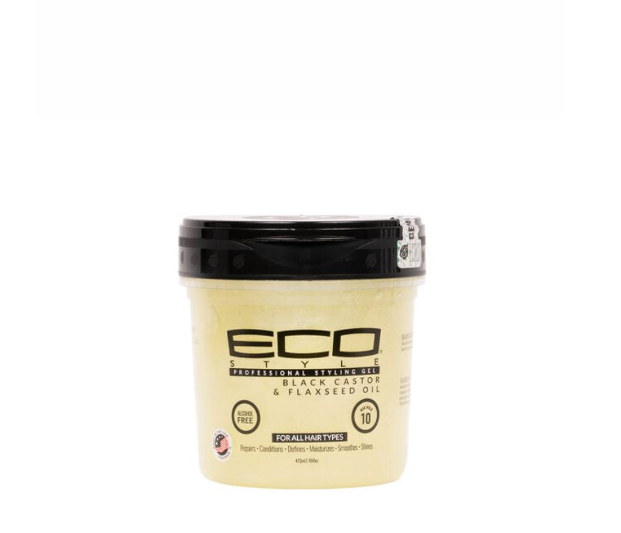 ECO GEL - Black Castor & Flaxseed Oil Styling Gel , 710ml