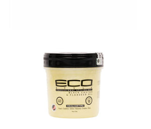 ECO GEL - Black Castor & Flaxseed Oil Styling Gel , 710ml