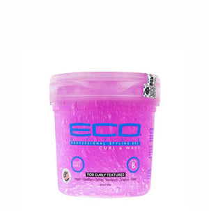 ECO GEL - Curl & Wave Firm Hold Styling Gel, Pink